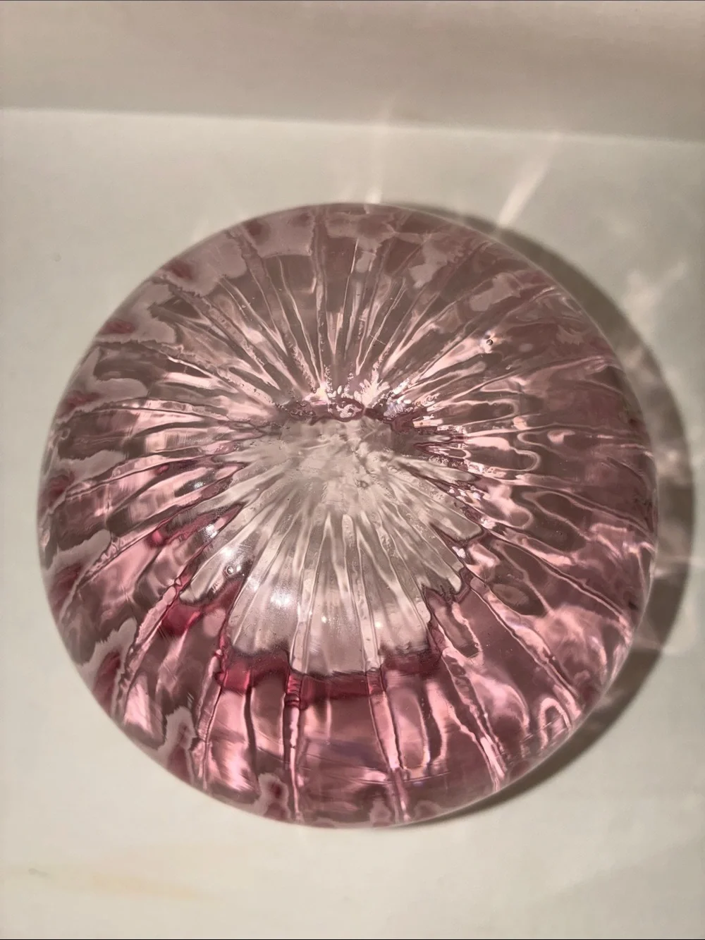 Vintage Pilgrim Glass Bulb Vase